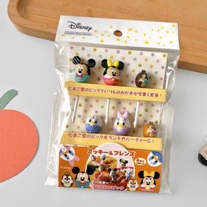 🆕Torune bento food picks 6pcs Disney set